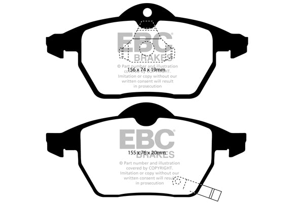 EBC Ultimax Front Brake Pads - DP1443