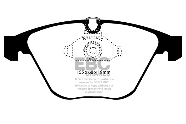 EBC Redstuff Front Brake Pads - DP31449C