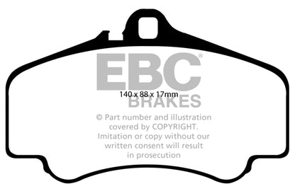EBC Yellowstuff Front Brake Pads - DP41454R