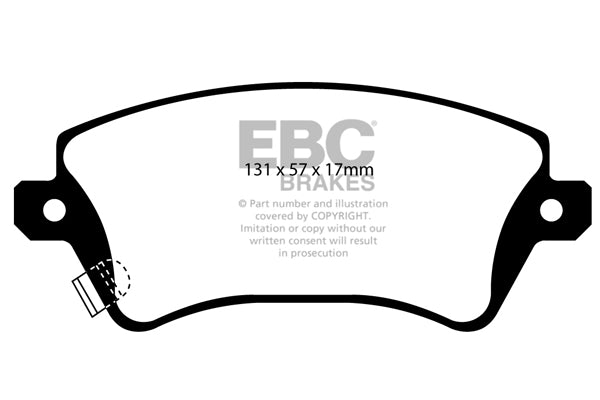 EBC Greenstuff Front Brake Pads - DP21457