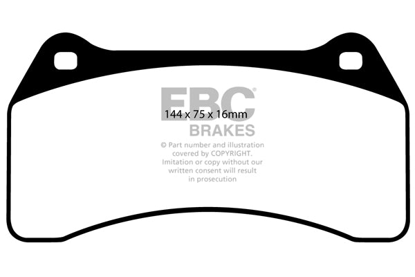 EBC Yellowstuff Front Brake Pads - DP41462R