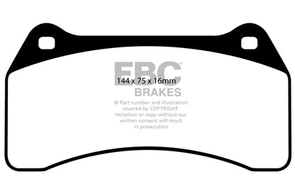 EBC Yellowstuff Front Brake Pads - DP41462R