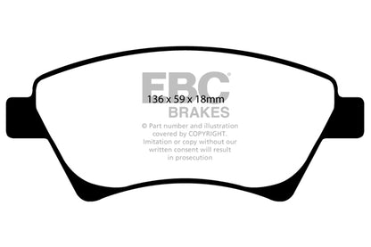 EBC Ultimax Front Brake Pads - DP1468