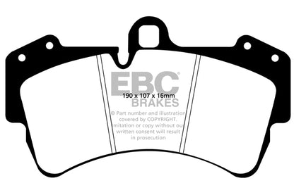 EBC Yellowstuff Front Brake Pads - DP41473R