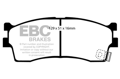 EBC Greenstuff Front Brake Pads - DP21475