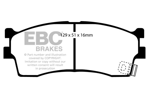EBC Greenstuff Front Brake Pads - DP21475