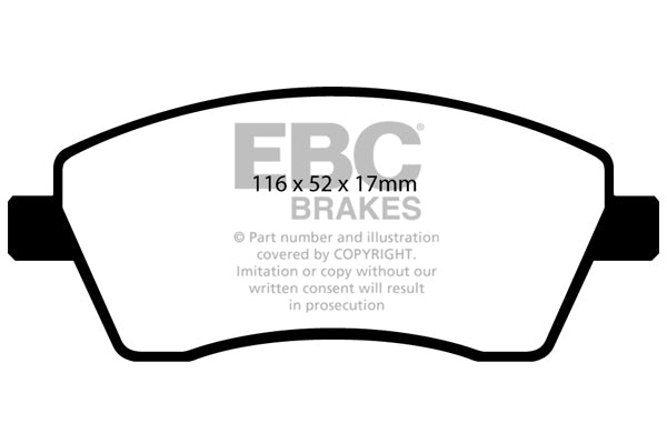 EBC Ultimax Front Brake Pads - DP1485