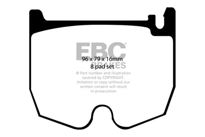 EBC Redstuff Front Brake Pads - DP31486C