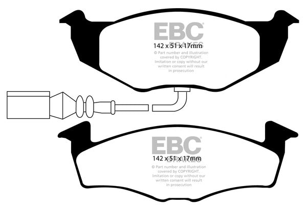 EBC Ultimax Front Brake Pads - DP1498