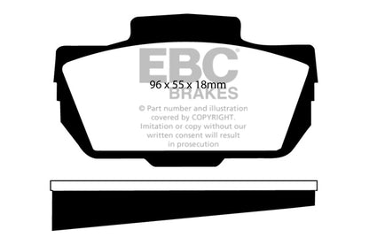 EBC Greenstuff Front Brake Pads - DP2149
