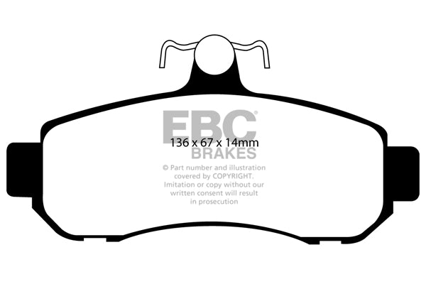 EBC Greenstuff Front Brake Pads - DP21509