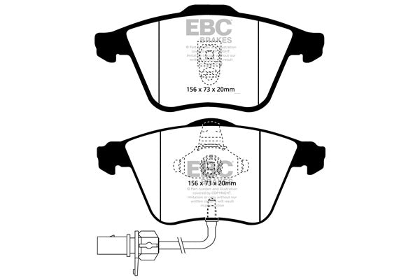 EBC Redstuff Front Brake Pads - DP31510C