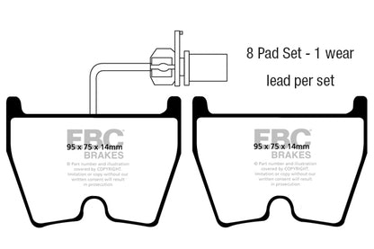 EBC Yellowstuff Front Brake Pads - DP41513R