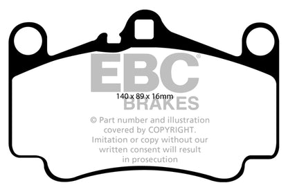 EBC Yellowstuff Front Brake Pads - DP41515R