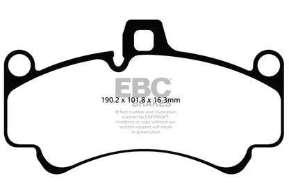 EBC Yellowstuff Front Brake Pads - DP41516R