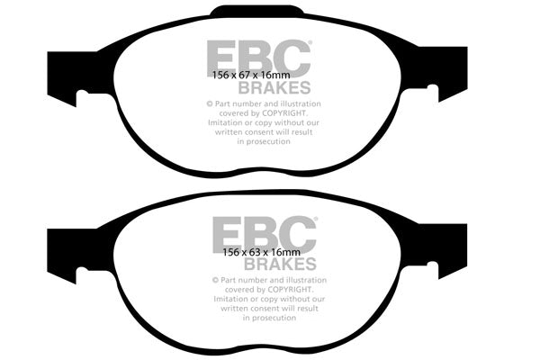 EBC Redstuff Front Brake Pads - DP31524C