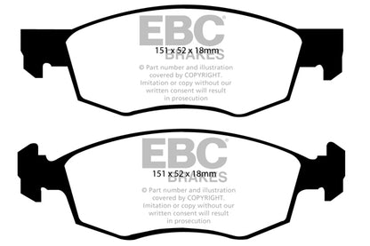 EBC Ultimax Front Brake Pads - DP1528