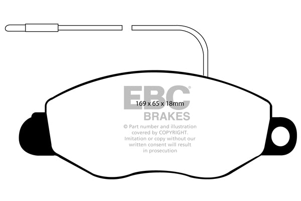 EBC Ultimax Front Brake Pads - DP1529