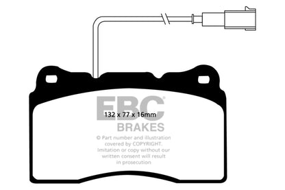 EBC Yellowstuff Front Brake Pads - DP41536R