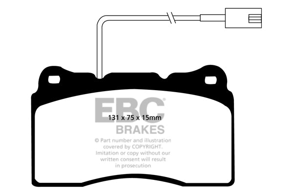 EBC Redstuff Front Brake Pads - DP31540C