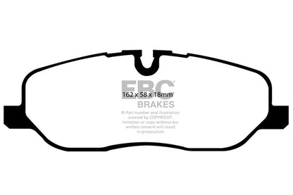 EBC Yellowstuff Front Brake Pads - DP41541R