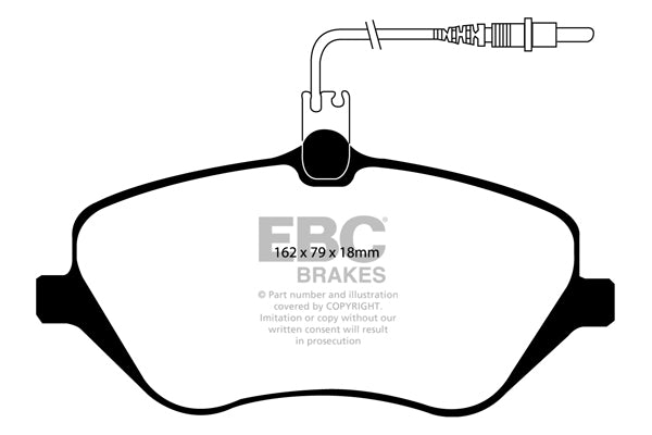 EBC Greenstuff Front Brake Pads - DP21550