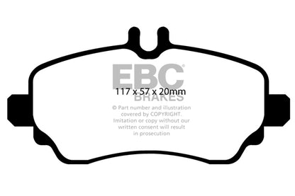 EBC Greenstuff Front Brake Pads - DP21555
