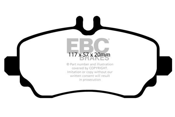 EBC Greenstuff Front Brake Pads - DP21555