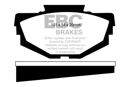 EBC Greenstuff Front Brake Pads - DP2155