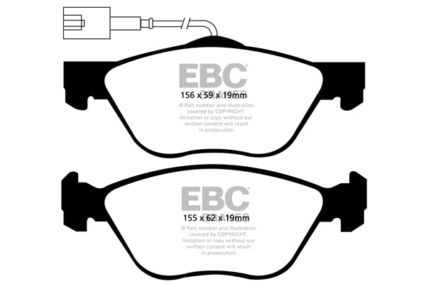 EBC Yellowstuff Front Brake Pads - DP41571R