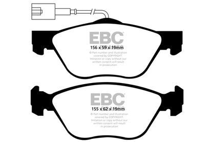 EBC Yellowstuff Front Brake Pads - DP41571R