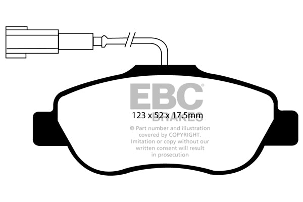 EBC Greenstuff Front Brake Pads - DP21573/2