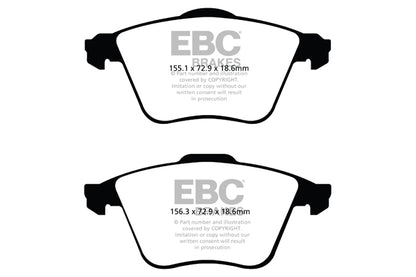 EBC Yellowstuff Front Brake Pads - DP41574R