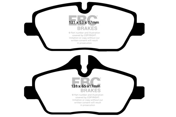 EBC Yellowstuff Front Brake Pads - DP41578R