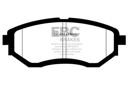 EBC Yellowstuff Front Brake Pads - DP41583R