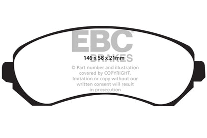 EBC Ultimax Front Brake Pads - DP1628