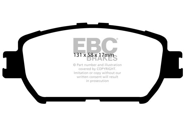 EBC Ultimax Front Brake Pads - DP1642