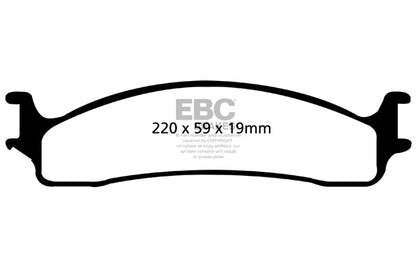 EBC Yellowstuff Front Brake Pads - DP41650R