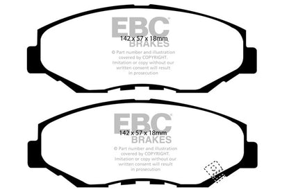 EBC Yellowstuff Front Brake Pads - DP41655R