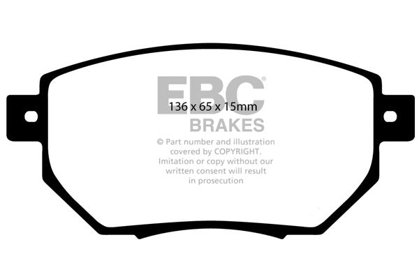 EBC Yellowstuff Front Brake Pads - DP41659R
