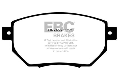 EBC Yellowstuff Front Brake Pads - DP41659R