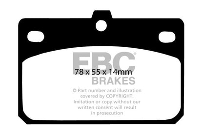 EBC Ultimax Front Brake Pads - DP166