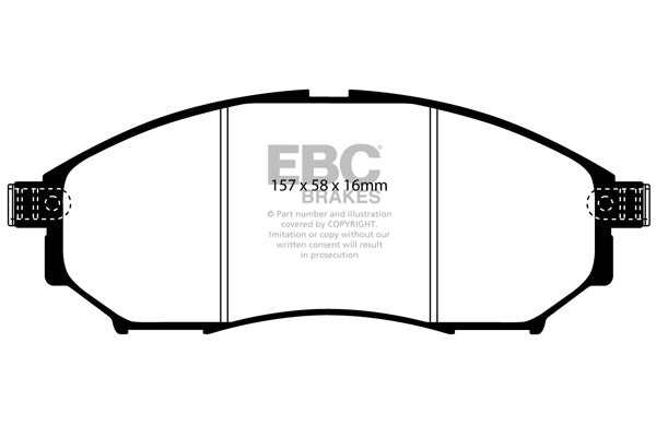 EBC Yellowstuff Front Brake Pads - DP41671R