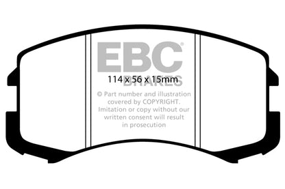 EBC Ultimax Front Brake Pads - DP1678