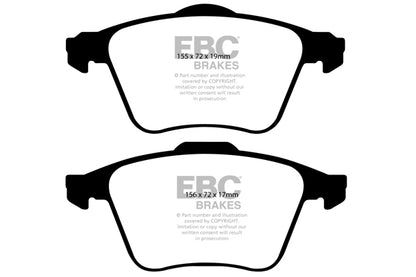 EBC Yellowstuff Front Brake Pads - DP41679R