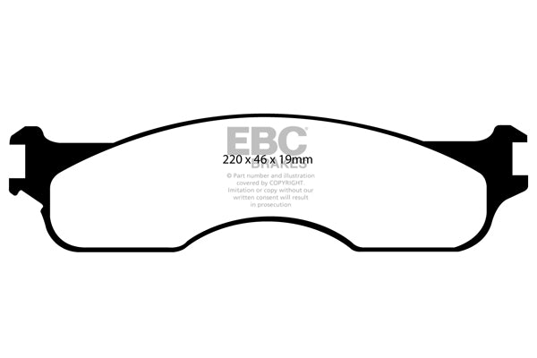 EBC Yellowstuff Front Brake Pads - DP41708R