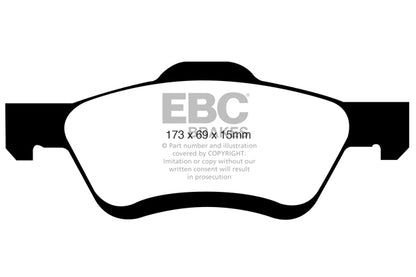 EBC Greenstuff Front Brake Pads - DP61709