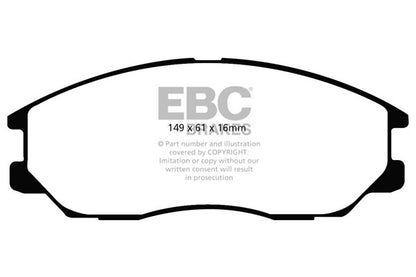 EBC Greenstuff Front Brake Pads - DP21725