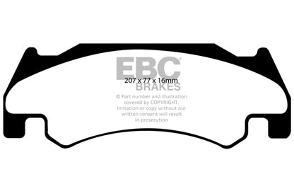 EBC Yellowstuff Front Brake Pads - DP41739R