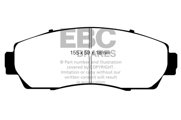 EBC Ultimax Front Brake Pads - DP1743